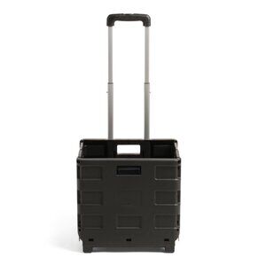 SIMPLIFY Black Portable Folding Shopping Cart